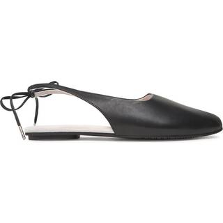Leather Slingback Ballerinas - Black - 37