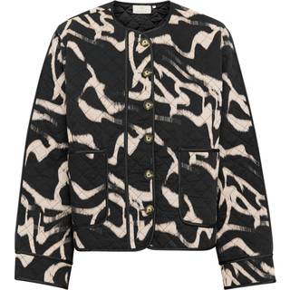 Kaffe Kakayla Jacket Jakker 10510157 Black/Nature Organic Lines (42)