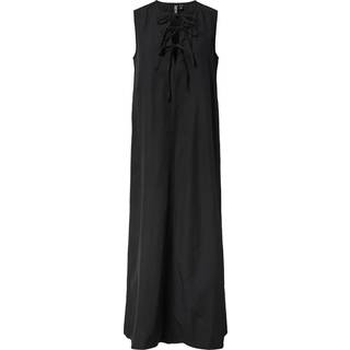 Jenna Tie Dress - Sort - XL - PIECES