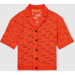 Reiss Reiss Papaya Fleur McLaren F1 Team Speedmark Crochet Shirt
