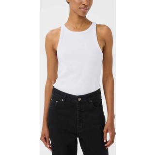 Gestuz Gzdrew Logo Tank 2.0 Toppe & T-Shirts 10910066 Bright White (XXS)