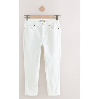 Next White Authentic Denim Cropped Capri Jeans