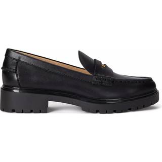 Lauren Ralph Lauren Lauren Ralph Lauren Marli Leather Chunky Black Loafers