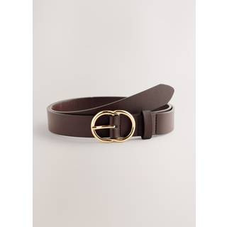 Next Chocolate Brown Regular PU Belt