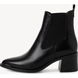 Højhælede Chelseastøvler, Black, 40