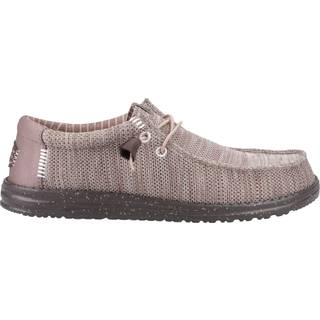 HeyDude Wally Stretch Sox Sneaker Herrer størrelse 42 farve brun