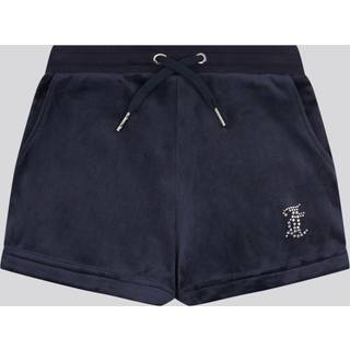 Juicy Couture Juicy Couture Blue Velour Fold Up Shorts - 7-8 Yrs
