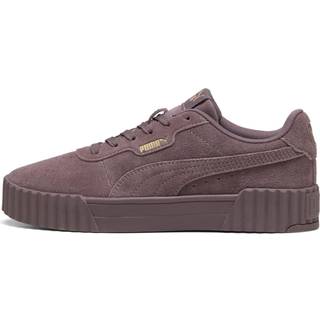 PUMA Carina 3.0 Suede Sneakers Women, Shoes, Raisin/Gold, 35.5 - Gold - 35.5