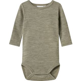 Wax Wool Rib Body, Dried Sage, 56 cm