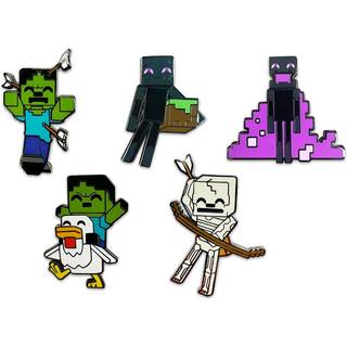 YouTooz Minecraft Mob pin sæt (5 stk)