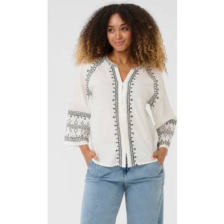 Cream Crsara Shirt Bluser 10613616 Marshmallow Black Emb (34)