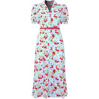 Joe Browns Joe Browns Blue Cherry Collared Belted Midi Dress