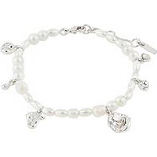 Pilgrim INTENT perle armbånd sølvbelagt