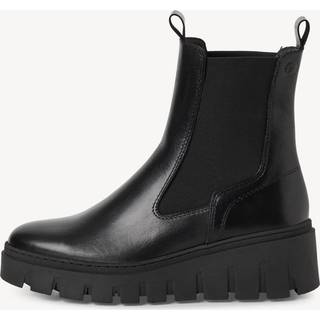 Tamaris Kort damestøvle Sort 1-25489-45 - 38