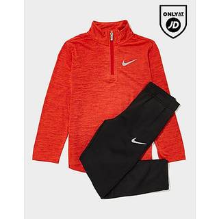 Nike Pacer 1/4 Zip Tracksuit Children, Sort - 4-5Y