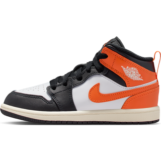 Jordan 1 Mid-sko til mindre børn - Orange - 34