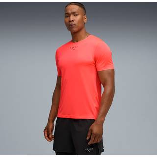 Men&#39;s Puma x HYROX ULTRASPUN T-Shirt, Red, Size L, Clothing - Glowing Red - L