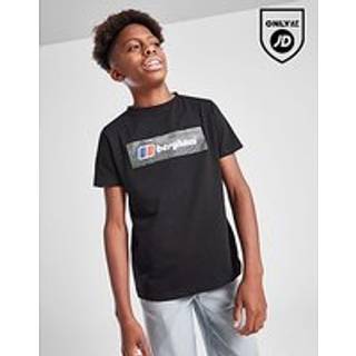 Berghaus Wire Grid T-Shirt Junior, Sort - 13Y