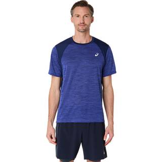 Asics Road S/S Top Løbeshirt Herrer størrelse S farve blå