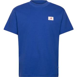 New Balance Woven Patch T Shirt Blue