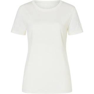 super.natural Women's Casual Rib Bio Jersey Tee Merino-shirt Damer størrelse S farve hvid