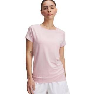 HeatGear® Armour Women's Short Sleeve Prime Pink / White XL
