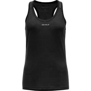 Devold Women's Running Merino Tank Tank Top Damer størrelse S farve sort