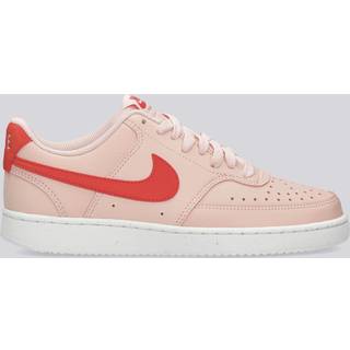 Nike Nike Pink Red Court Vision Low Trainers