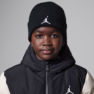 Jordan Essentials-beanie-sæt i to dele til større børn - sort - EINHEITSGRÖSSE