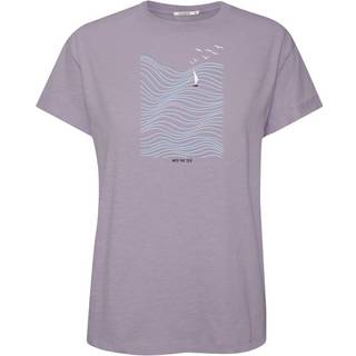 GreenBomb Women's Nature High Sea Stop T-Shirt T-shirt Damer størrelse XS farve lilla/pink