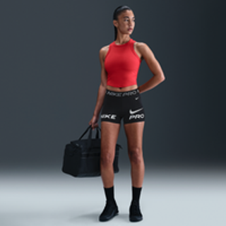 Nike Pro-cykelshorts med mellemhøj talje (8 cm) til kvinder - sort - M (EU 40-42)