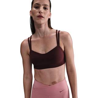 Nike Zenvy Strappy-sports-bh med let støtte og indlæg til kvinder - rød - M