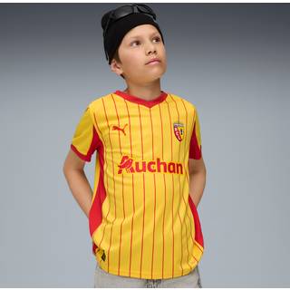 Puma RC Lens 25/26 Home Jersey Youth, Yellow, Size 9-10Y, Clothing - Red - 9-10Y