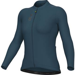 Alé Women's Pragma Color Block L/S Jersey Cykeljersey Damer størrelse L farve blå