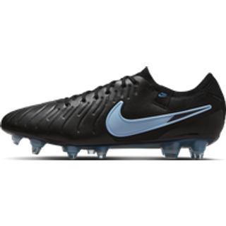 Nike Tiempo Legend 10 Elite-fodboldstøvler (low-top) til blødt underlag - sort - 45.5