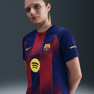 FC Barcelona 2025/26 Stadium Home Nike Dri-FIT Replica-fodboldtrøje til kvinder - blå - L (EU 44-46)
