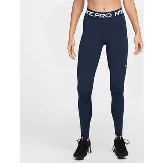 Nike Pro-leggings med mesh-paneler og mellemhøj talje til kvinder - blå - XS (EU 32-34)