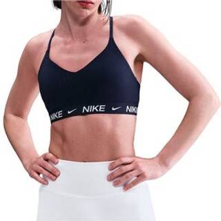 Justerbar Nike Indy-sports-bh med indlæg og let støtte til kvinder - blå - M