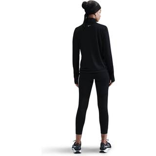 Nike Swoosh Half Zip Langærmet Mellemlag Str. M Sort Dame - Komfortabel og stilfuld løbetøj