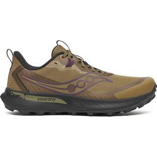Saucony Peregrine 15 Trail Running Shoe Men - Caramel, Black, Size 9 - caramel
