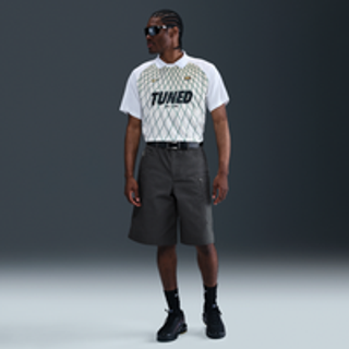 Store Nike Life-shorts i lærred til mænd - grå - EU 46