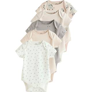 Next Baby Kortærmet Sparkedragt 100% Bomuld 5 Pakke