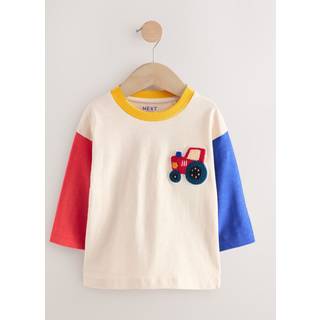 Next Langærmet applikations-T-shirt (3mdr.-7år)