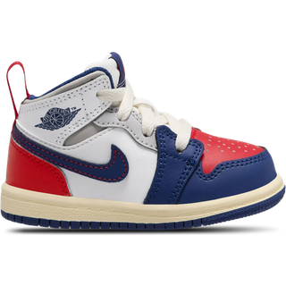 Jordan 1 Mid-sko til babyer/småbørn - hvid - 23.5