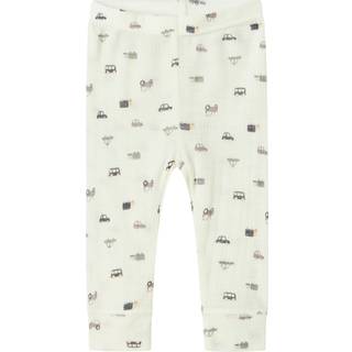 Wang Wool Needle Longjohn Leggings, Snow White Small Cars, 62 cm