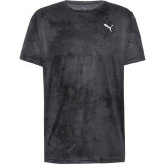 Men&#39;s Puma TAD ESSENTIALS AOP T-Shirt, Black, Size S, Clothing - Black - S