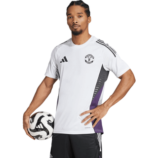 adidas adidas White/Purple Manchester United Tiro 25 Competition Training Jersey
