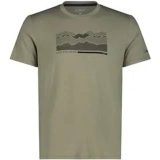 CMP Bamboo Jersey T-Shirt T-shirt Herrer størrelse 52 farve olivengrøn