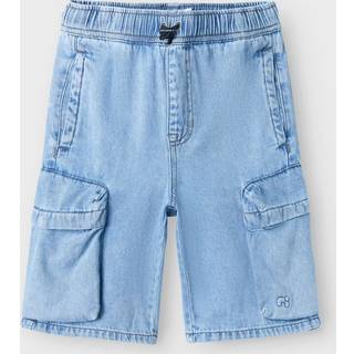 Name It Shorts Lys Blå Denim - Str. 6y 116cm