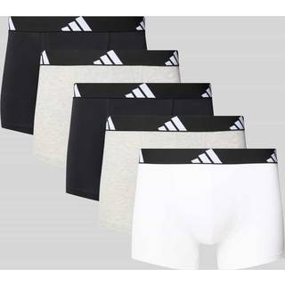 adidas 5-pak Active Flex Trunks - White/Grey - XX-Large